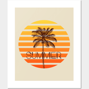 Summer Sunset Posters and Art